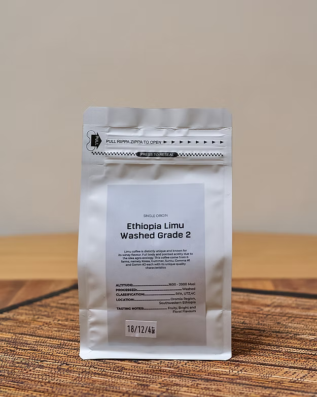 Ethiopia Limu Washed Grade 2 (250g)