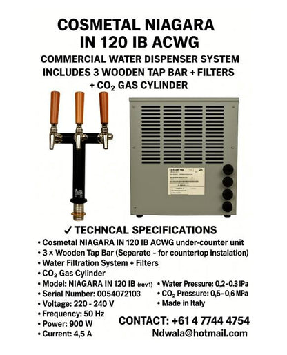 Cosmetal Niagara IN 120 IB ACWG – Water System